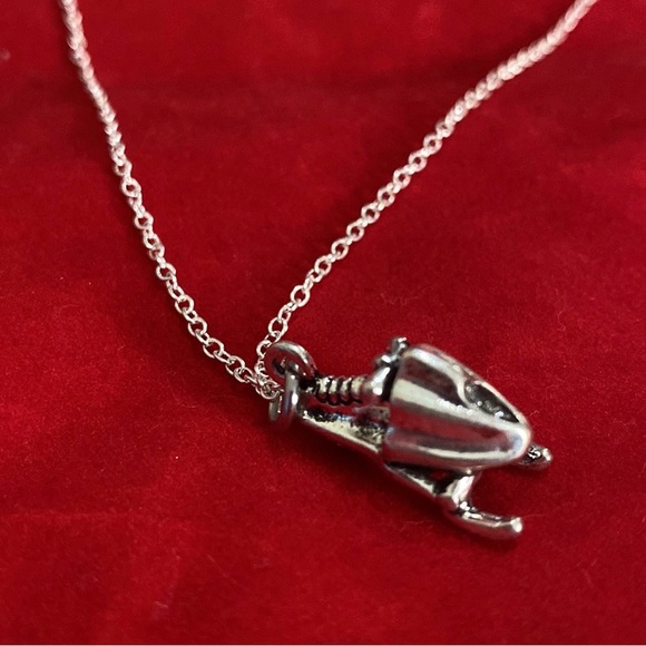Snowmobile Necklace Winter Sports Snow Machine - Picture 3 of 10